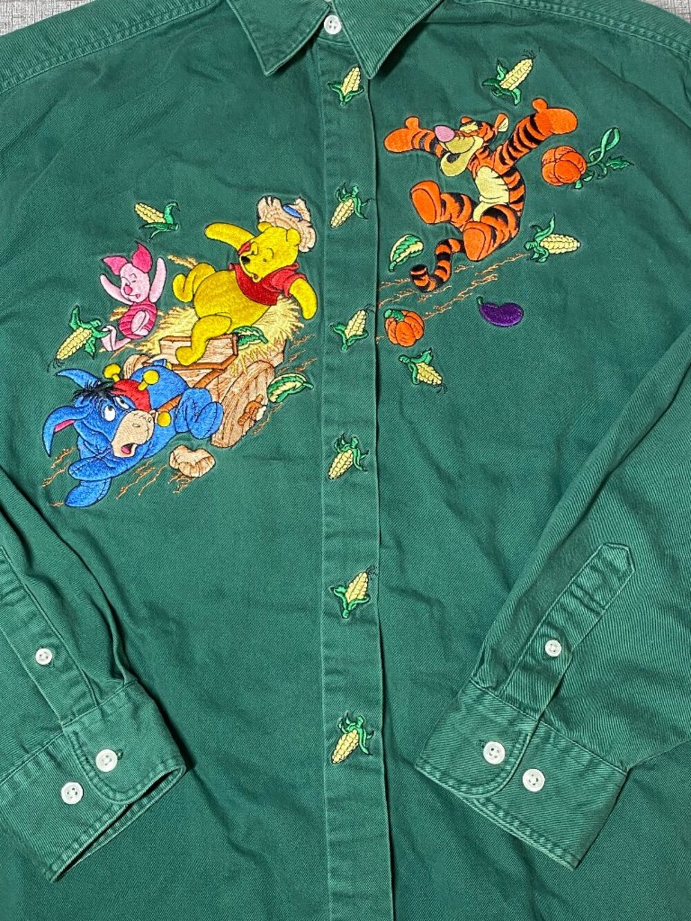 Vintage 1990s Winnie The Pooh Button Up Shirt